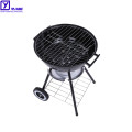 Square wire grill Trolley portable Black smokeless BBQ Charcoal Grill